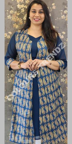 Long jacket kurti for 2025 ladies