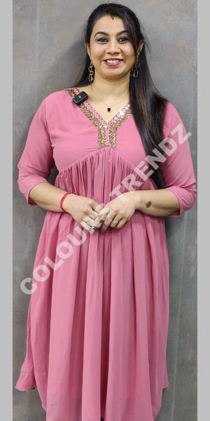 Update more than 106 pink colour kurti design latest